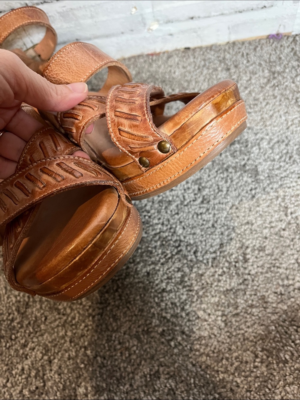 Bed Stu Kaphie leather wedges - Picture 8 of 9